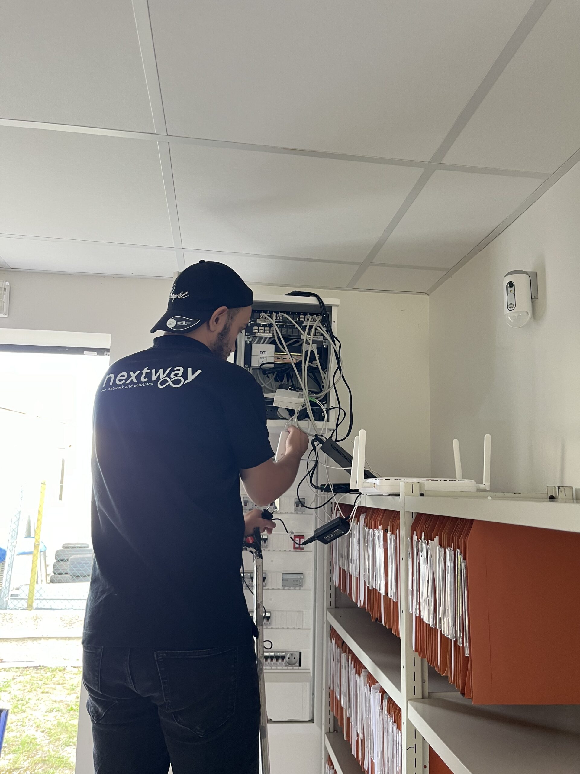 Technicien nextway en intervention